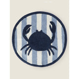 George Home Blue Crab Round Bath Mat