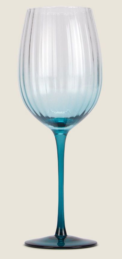 George Home Blue Ombre Wine Glass