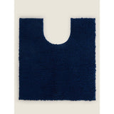 George Home Blue Super Soft Cotton Pedestal Mat