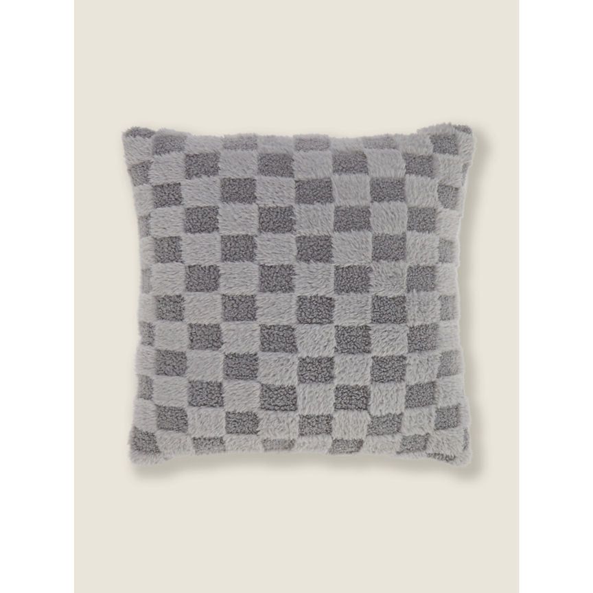 George Home Borg Checkerboard Cushion