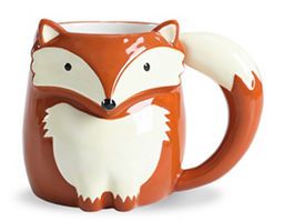 George Home Brown Fox Shaped Mug