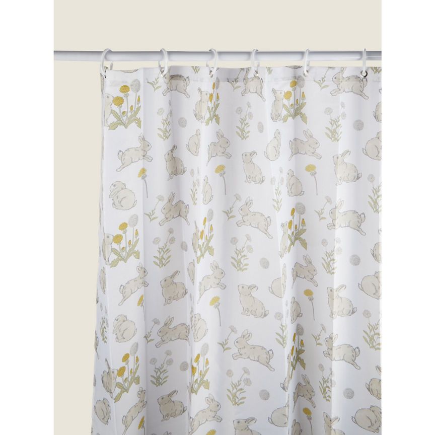 George Home Bunny Shower Curtain