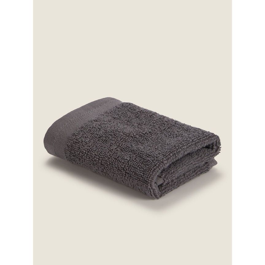 George Home Charcoal 100% Cotton Face Cloth