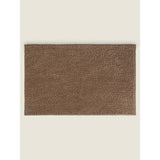 George Home Chenille Bath Mat - Natural