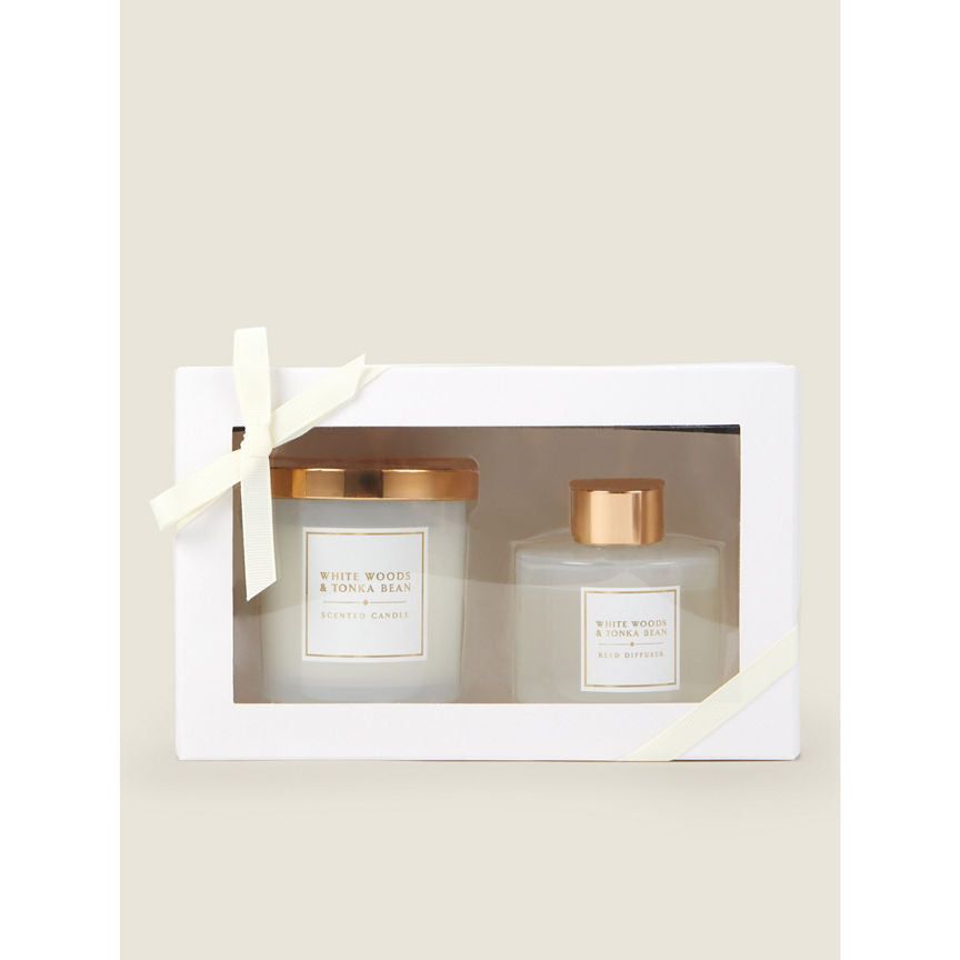 George Home Classic White Woods and Tonka Bean Giftset