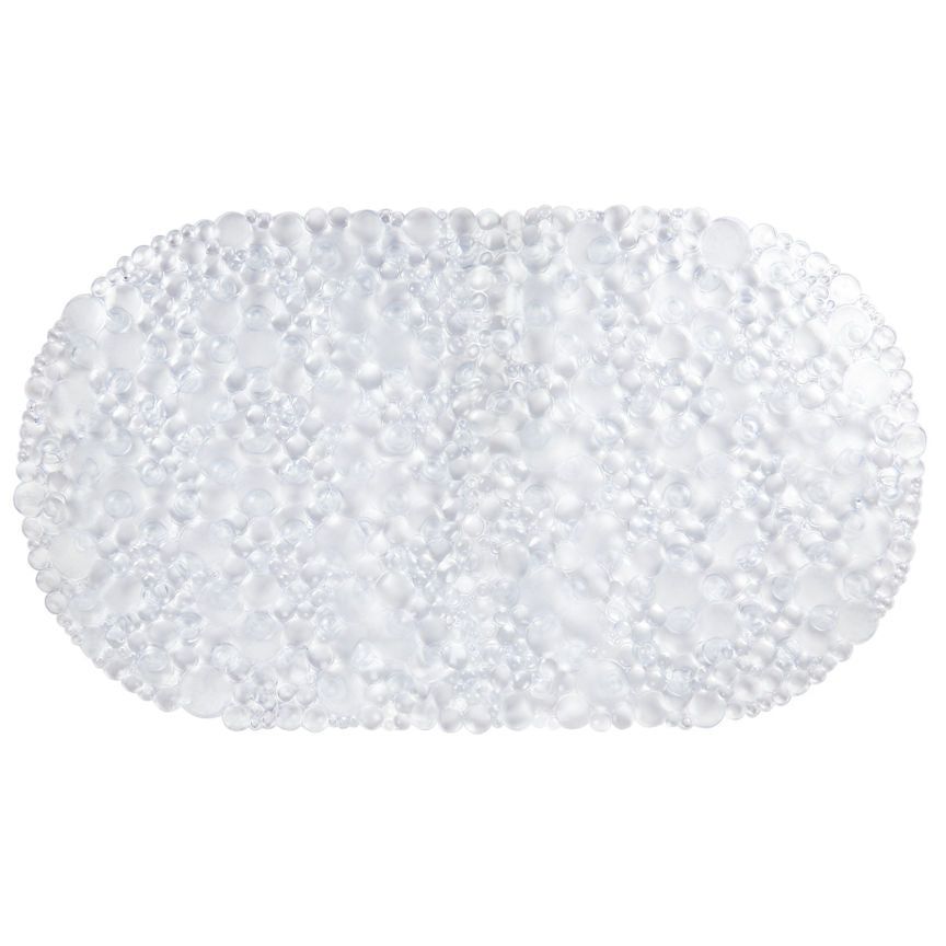 George Home Clear Bubble PVC Bath Mat