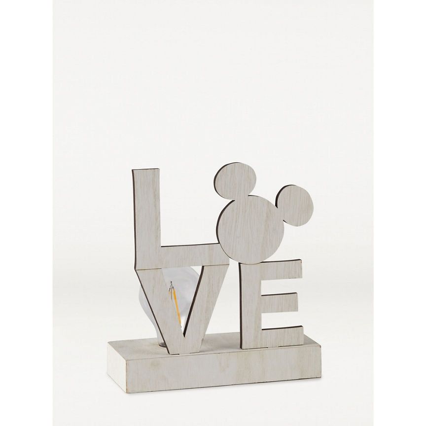 George Home Cream Disney Mickey Mouse Love Light