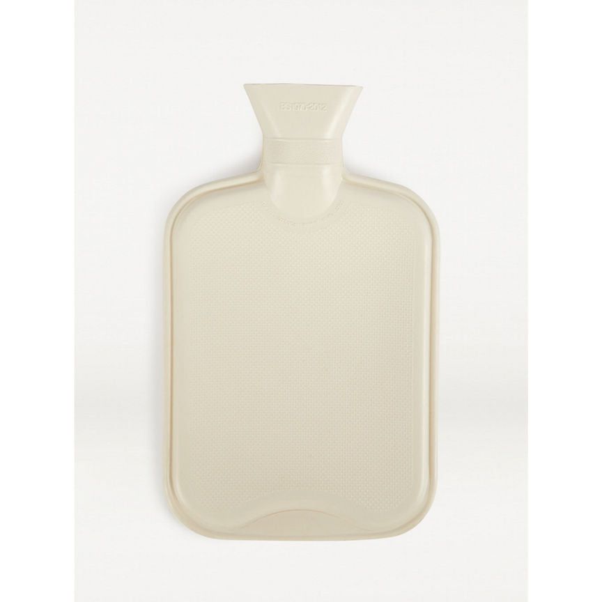 George Home Cream Hot Water Bottle