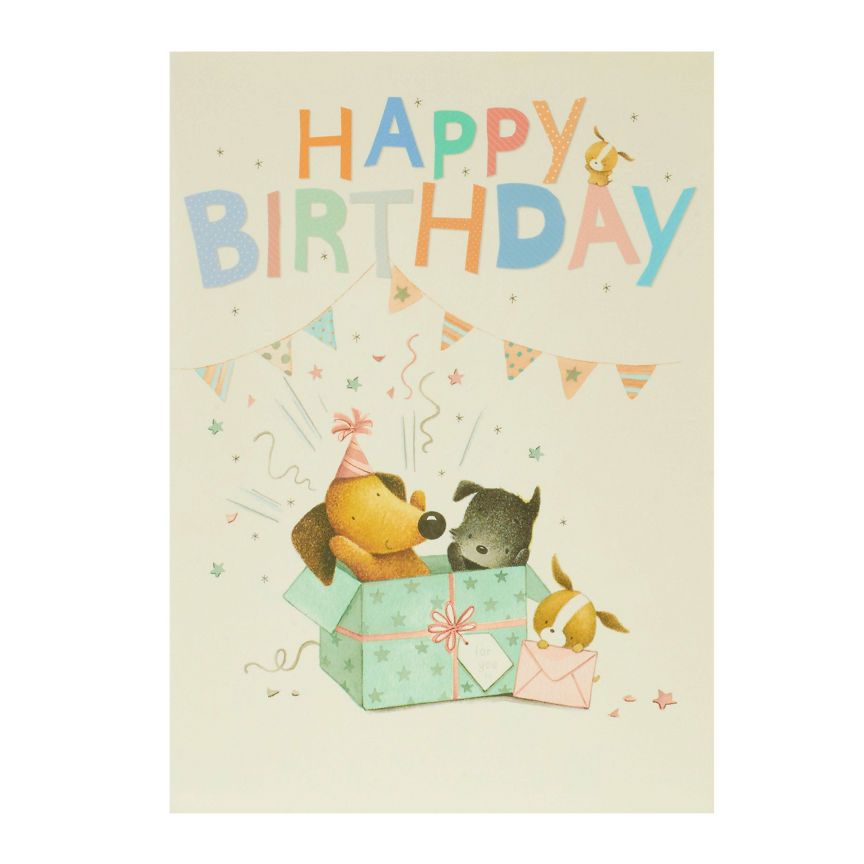 George Home Cute Animals Birthday Card