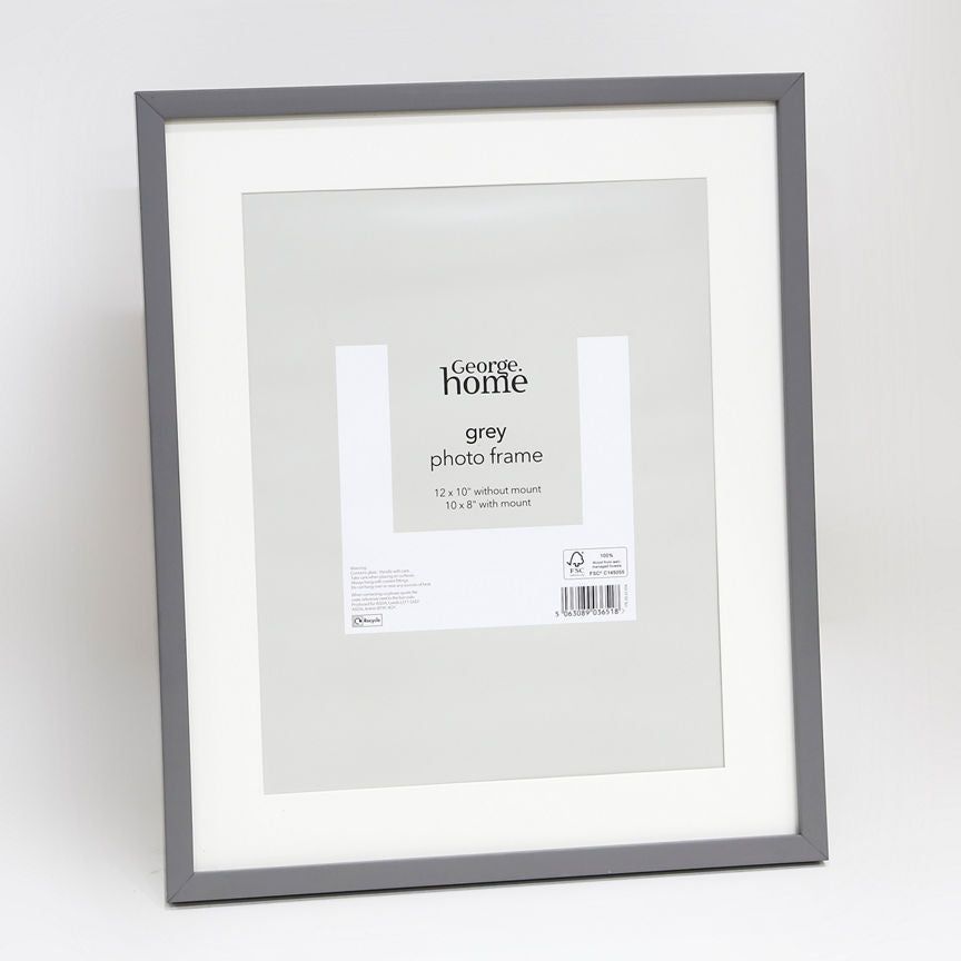 George Home Dark Grey Plastic Frame