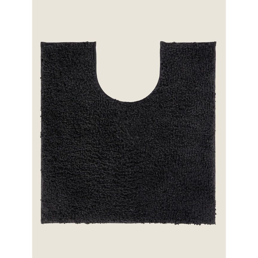 George Home Dark Grey Super Soft Cotton Pedestal Mat