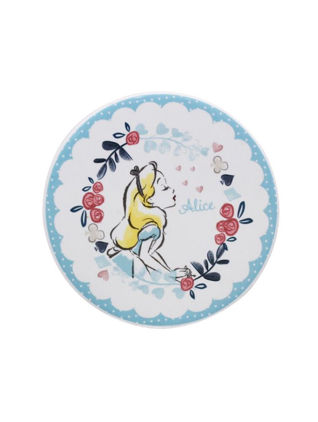 George Home Disney Alice In Wonderland Scalloped Coaster