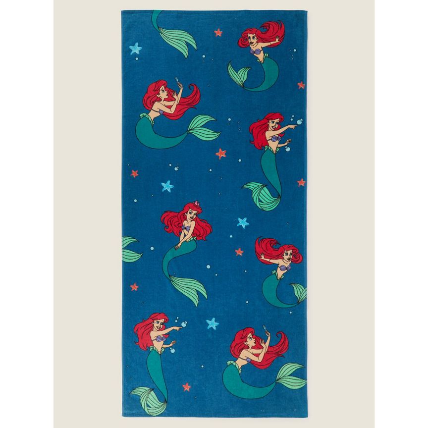 George Home Disney Little Mermaid Print Cotton Beach Towel