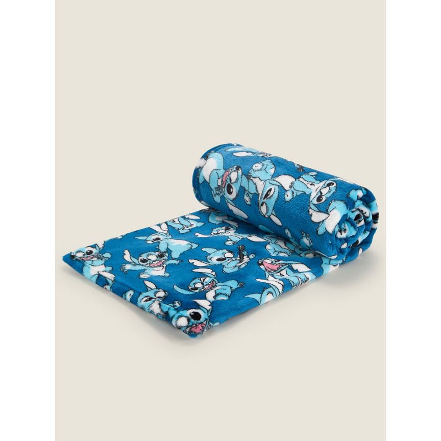 George Home Disney Stitch Blue Throw