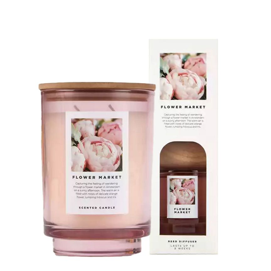 George Home Flower Market Candle & Reed Diffuser Bundle