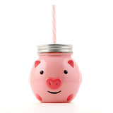 George Home Flying Pig Mason Jar