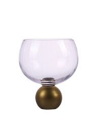 George Home Gold Ball Gin Glass