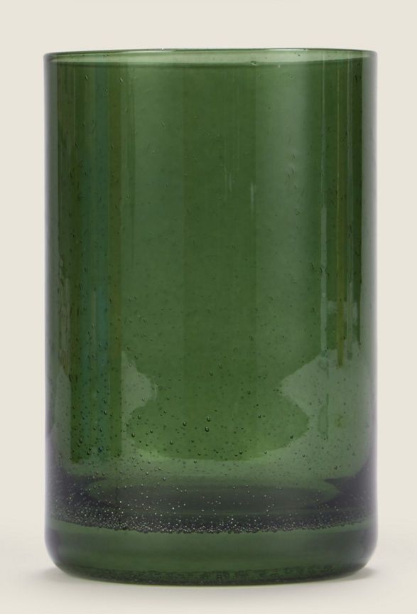 George Home Green Bubble Hi-Ball Glass