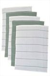 George Home Green Striped Terry Tea Towels