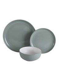 George Home Green Two Tone Dinner Set