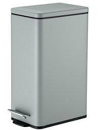 George Home Grey 15L Pedal Bin