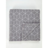 George Home Grey and Yellow Fleece Throws 2 Pack