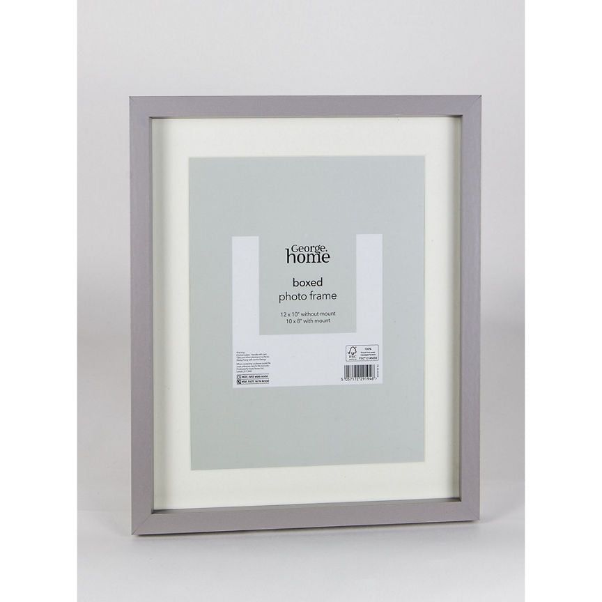 George Home Grey Boxed Photo Frame 10 x 8Inch