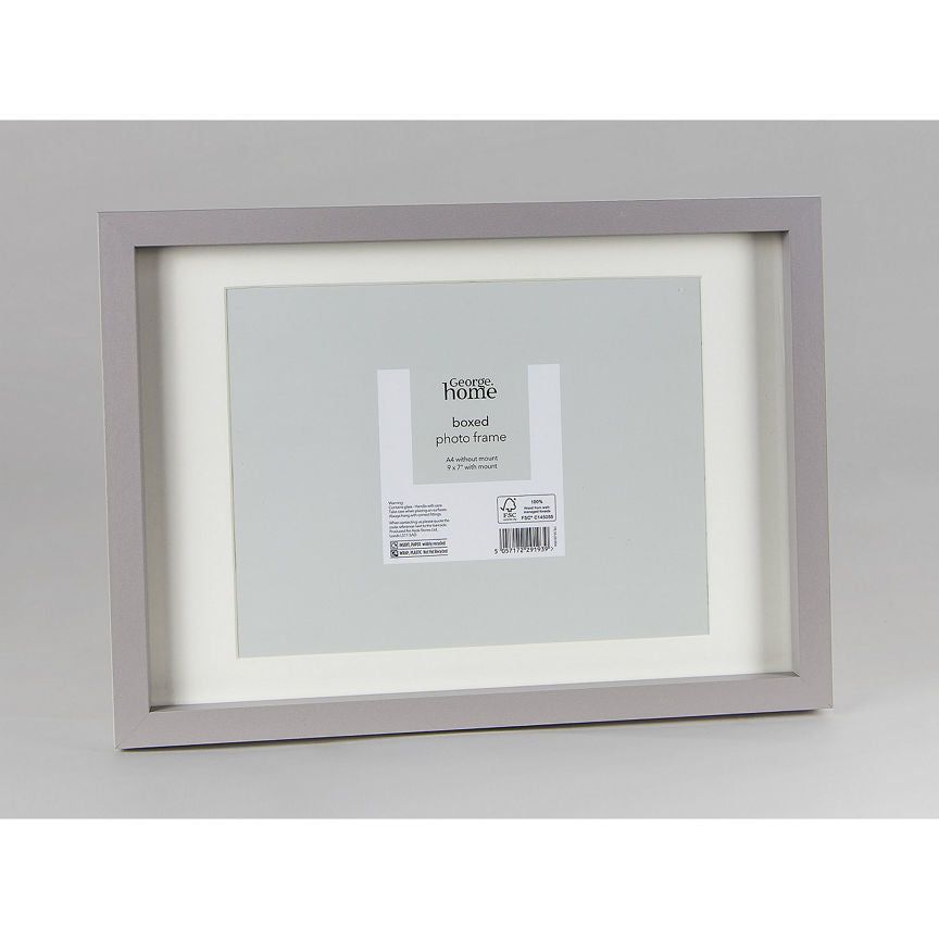 George Home Grey Boxed Photo Frame 9 x 7Inch