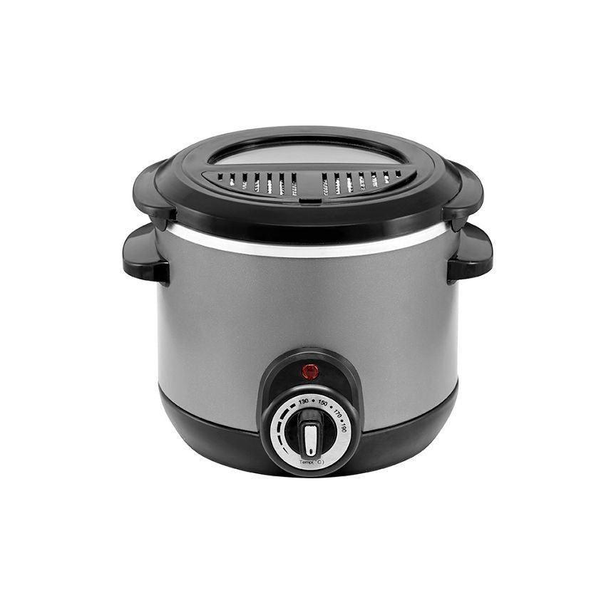George Home Grey Συμπαγής Φριτέζα 1.2L