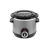 George Home Grey Συμπαγής Φριτέζα 1.2L