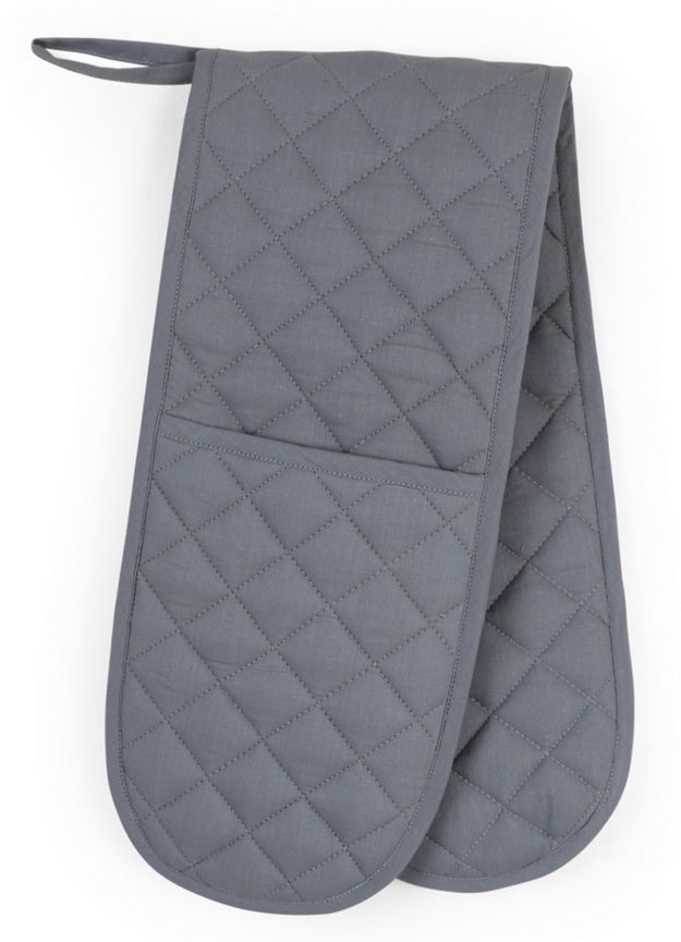 George Home Grey Double Oven Glove