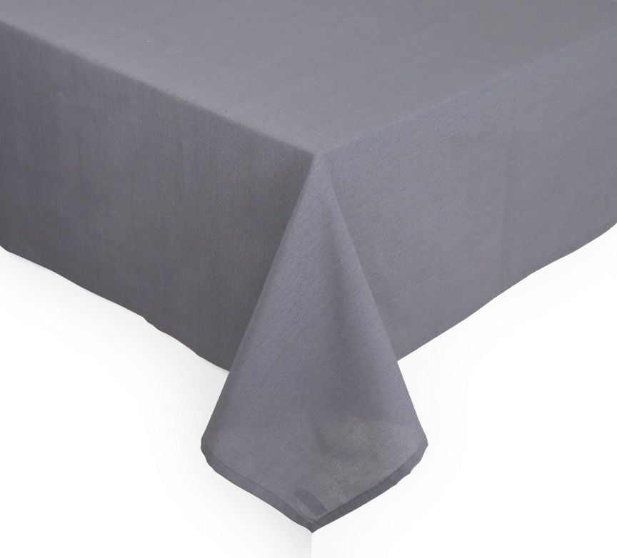 George Home Grey Fabric Tablecloth