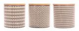 George Home Grey Geo Canisters