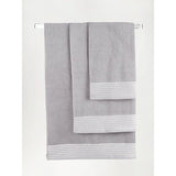 George Home Grey Lurex Bath Sheet