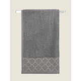 George Home Grey Lurex Hand Towel