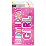 George Home Happy Birthday Pink Banner