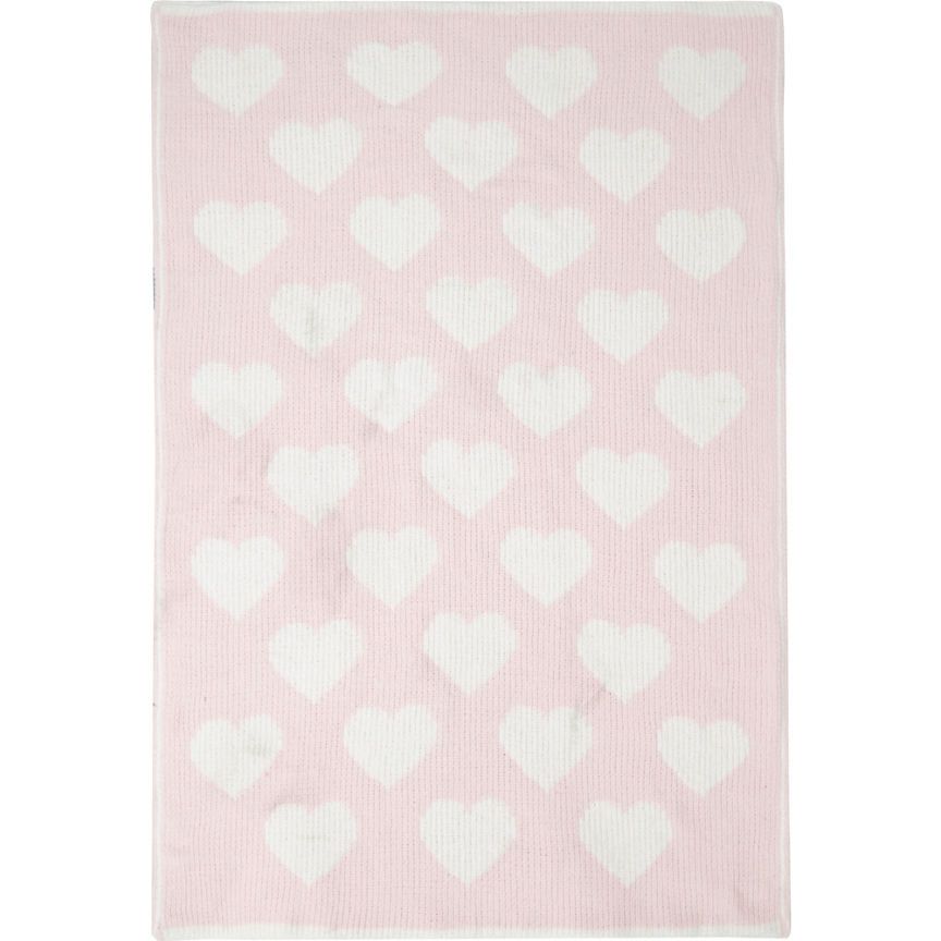 George Home Heart Chenille Baby Blanket