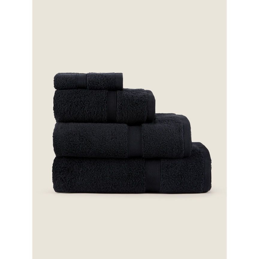 George Home Large Black Super Soft Cotton Bath Sheet