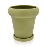 George Home Large Flower Pot with Saucer