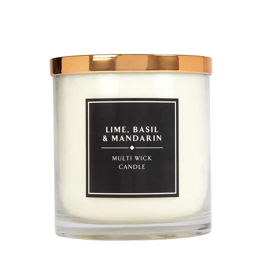 George Home Lime, Basil &amp;amp; Mandarin Multi Wick Jumbo Candle