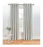 George Home Lined Eyelet Curtains - Grey