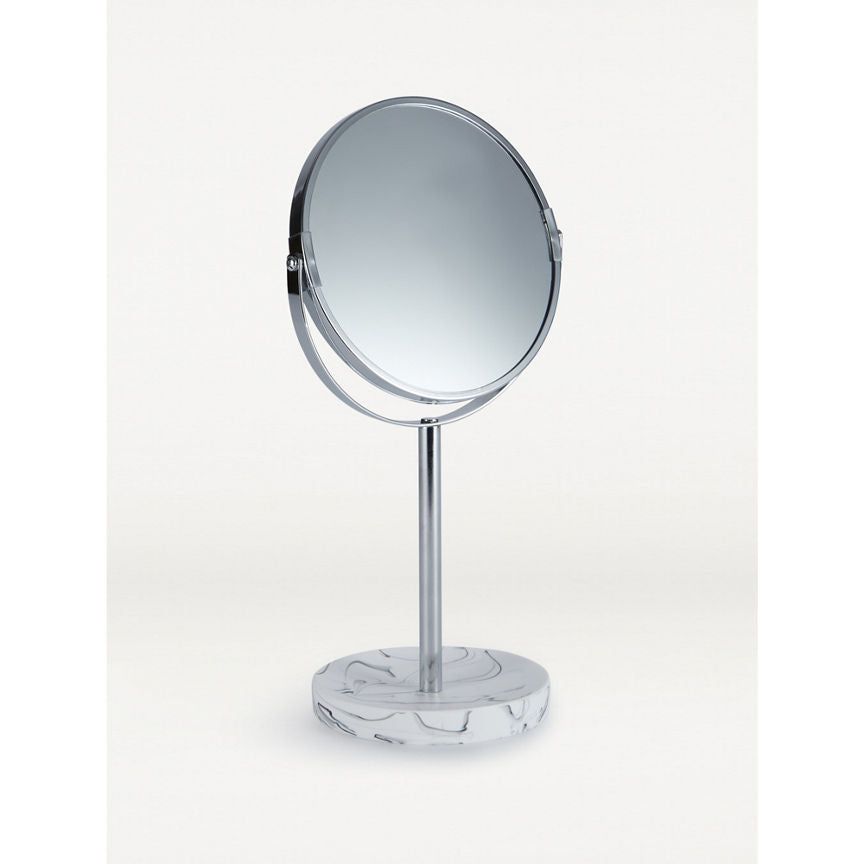 George Home Marble Base Chrome Mirror