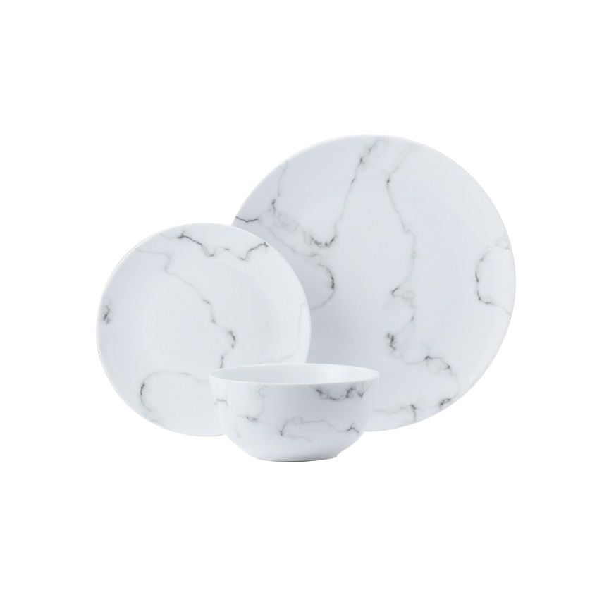 George Home Marble-effect Dinner Set