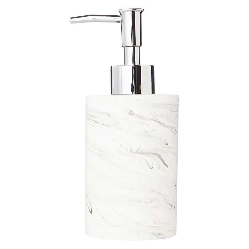 George Home Marble-effect Soap Dispenser