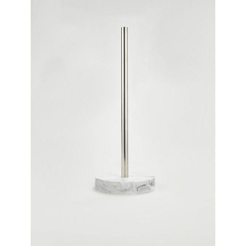 George Home Marble Effect Toilet Roll Stand