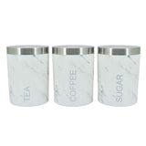 George Home Marble Plastic Canisters