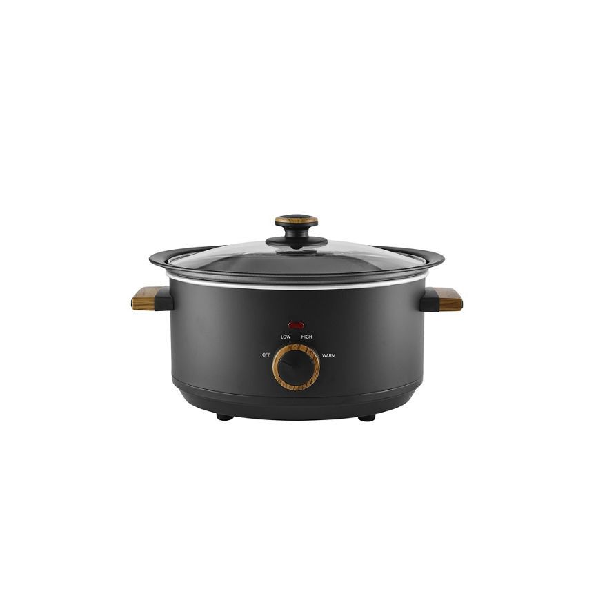 George Home Matte Black Scandi 3.5L Slow Cooker