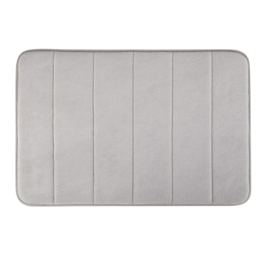 George Home Memory Foam Bath Mat - Grey