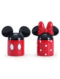 George Home Mickey And Minnie Salt And Pepper Set