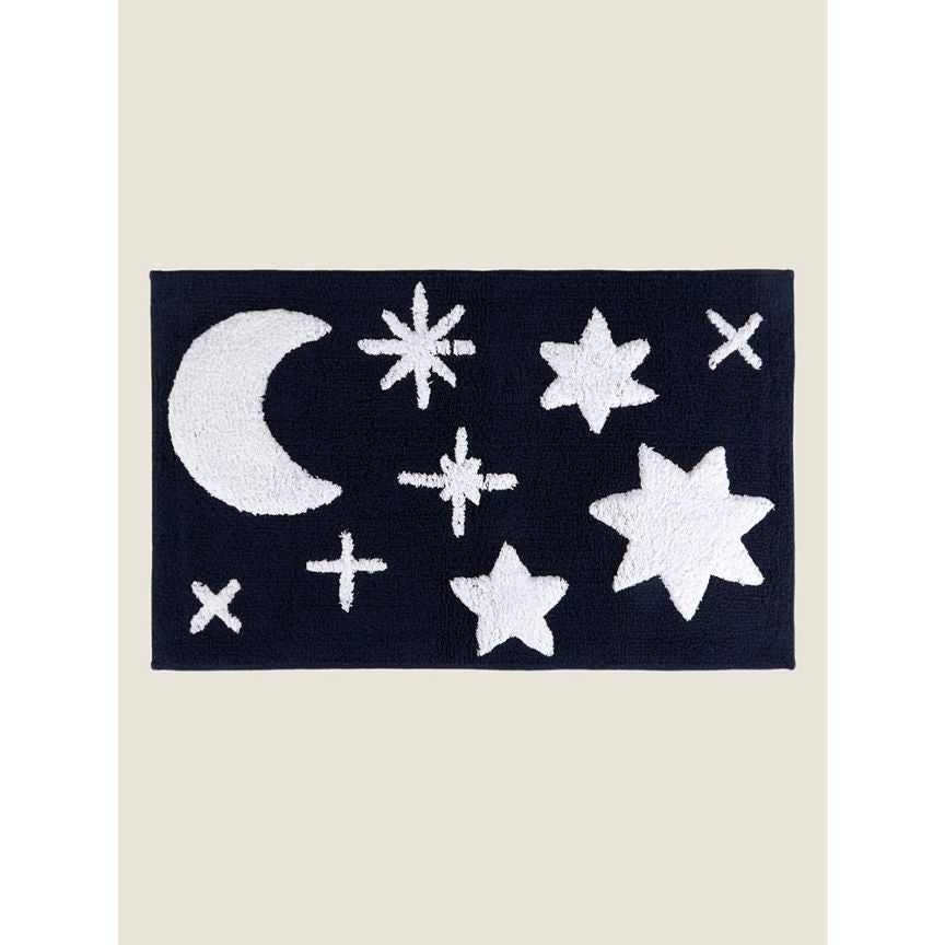 George Home Moon and Stars Bath Mat